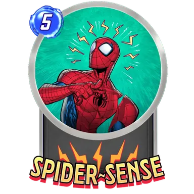 Spider Sense MARVEL SNAP card art with current cost and power