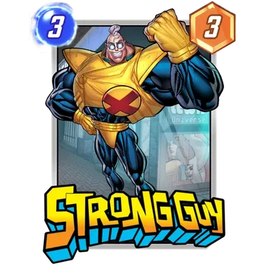 Strong Guy MARVEL SNAP card art