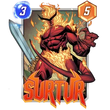 Surtur MARVEL SNAP card art