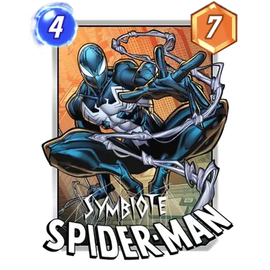 Symbiote Spider-Man card art