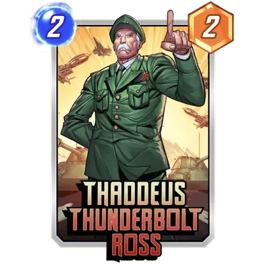 Thaddeus Ross MARVEL SNAP card art
