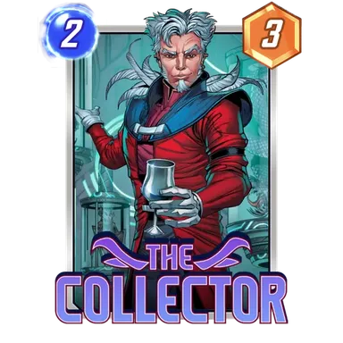 The Collector MARVEL SNAP card art with current cost and power