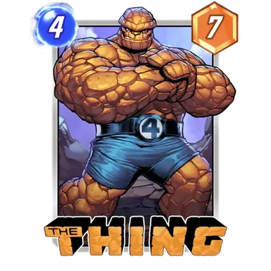 The Thing MARVEL SNAP card art