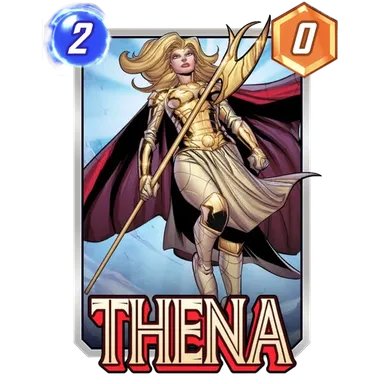 Thena MARVEL SNAP card art