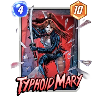 Typhoid Mary MARVEL SNAP card art