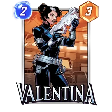 Valentina MARVEL SNAP card art