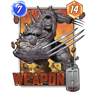 Weapon H MARVEL SNAP card art
