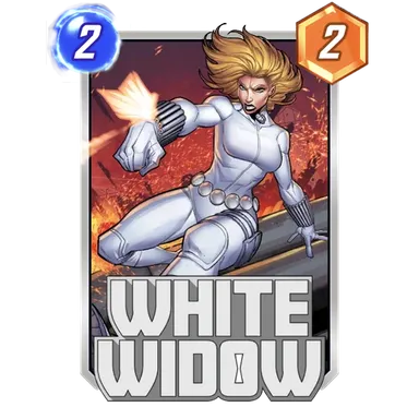 White Widow MARVEL SNAP card art