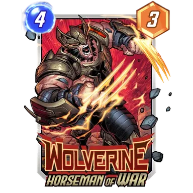 Wolverine Horseman of War MARVEL SNAP card art