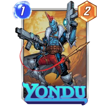 Yondu MARVEL SNAP card art