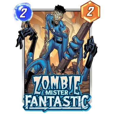 Zombie Mister Fantastic MARVEL SNAP card art