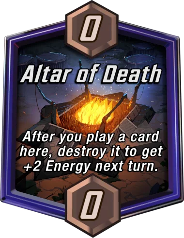Altar of Death Marvel Snap location art