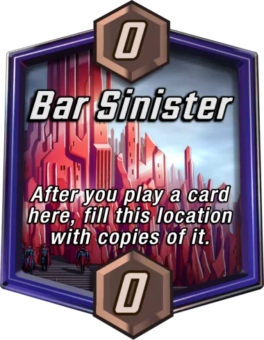 Bar Sinister Marvel Snap location art