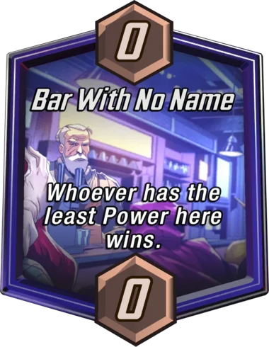 Bar With No Name Marvel Snap location art