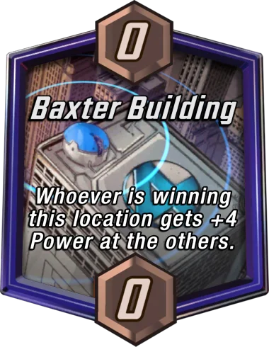 Baxter Building Marvel Snap location art