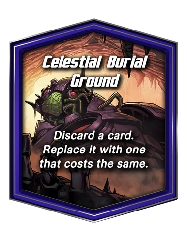 Celestial Burial Ground Marvel Snap location art
