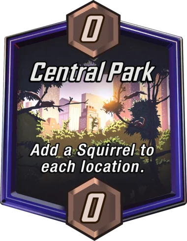 Central Park Marvel Snap location art