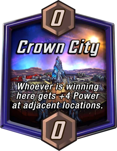 Crown City Marvel Snap location art