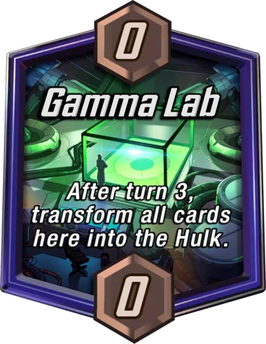 Gamma Lab Marvel Snap location art