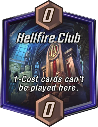Hellfire Club Marvel Snap location art