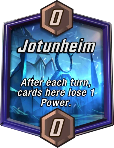 Jotunheim Marvel Snap location art
