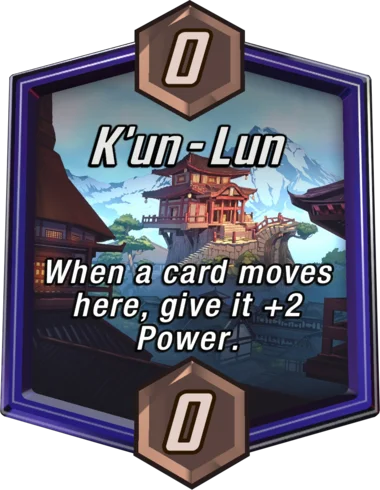 K'un-Lun Marvel Snap location art