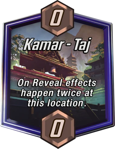 Kamar-Taj Marvel Snap location art