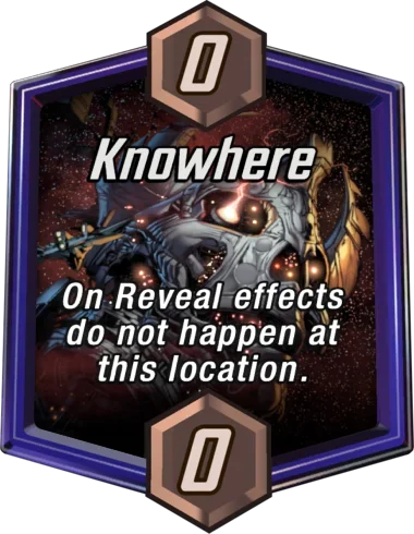 Knowhere Marvel Snap location art