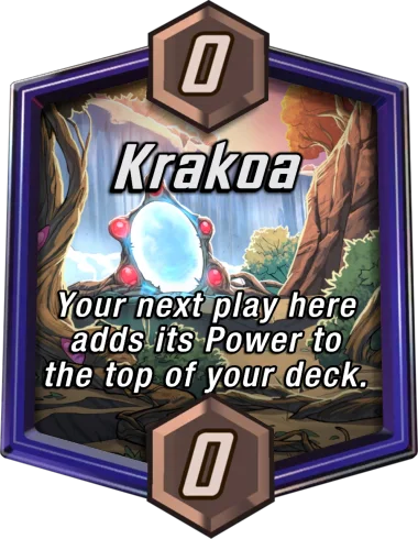 Krakoa Marvel Snap location art