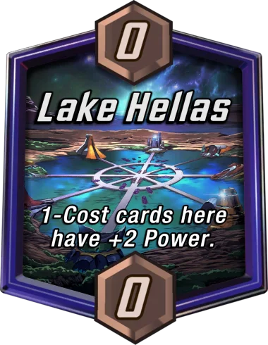 Lake Hellas Marvel Snap location art