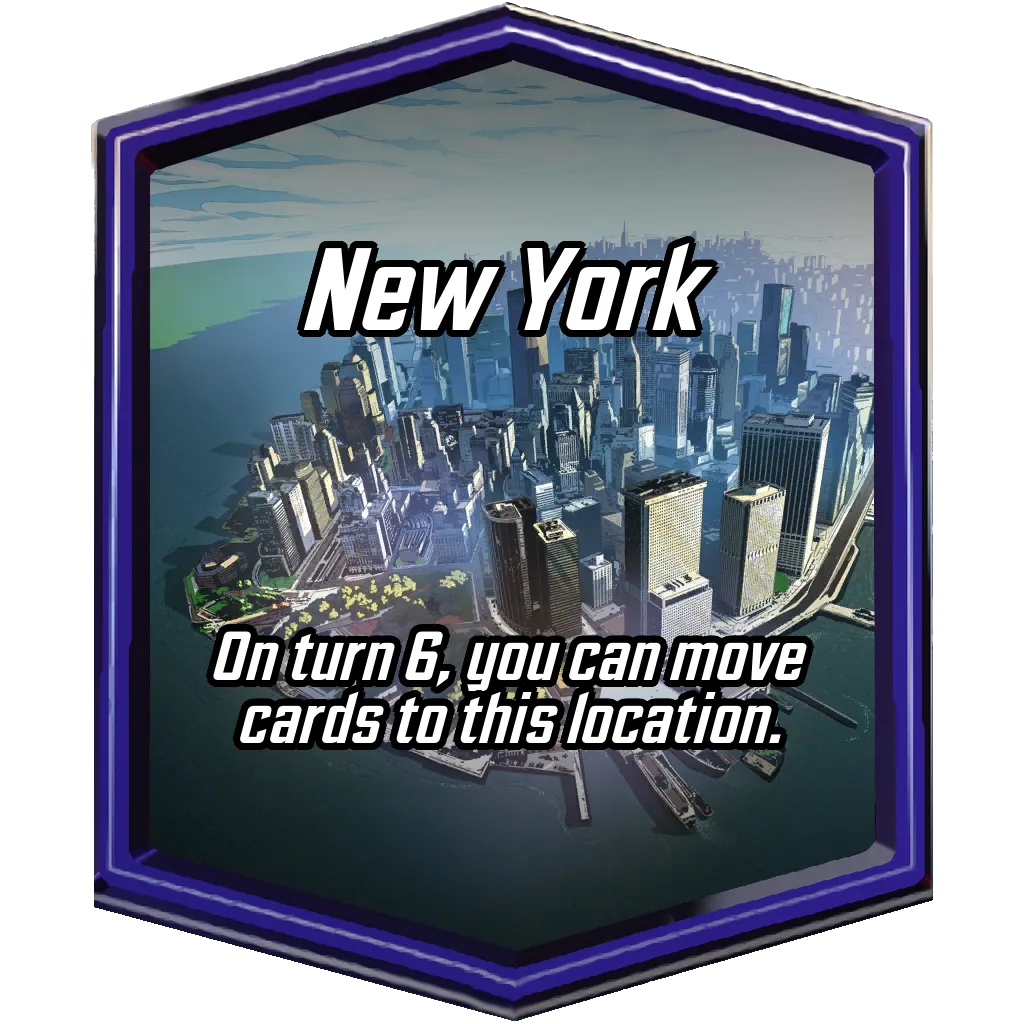 New York MARVEL SNAP location art