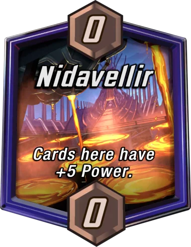 Nidavellir Marvel Snap location art