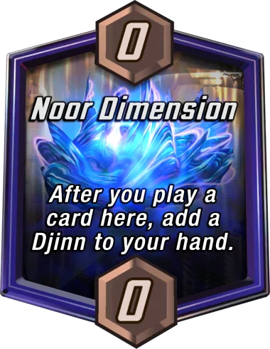Noor Dimension Marvel Snap location art