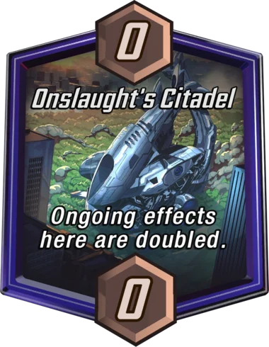 Onslaught's Citadel Marvel Snap location art