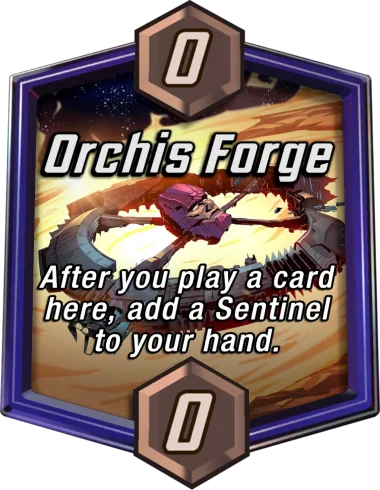 Orchis Forge Marvel Snap location art