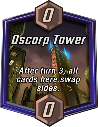 Oscorp Tower Marvel Snap location art