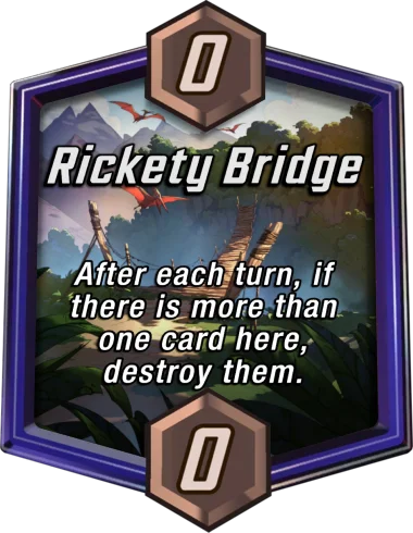 Rickety Bridge Marvel Snap location art