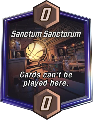 Sanctum Sanctorum Marvel Snap location art