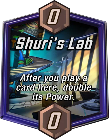 Shuri's Lab Marvel Snap location art