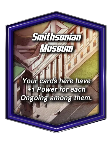 Smithsonian Museum Marvel Snap location art