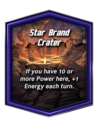 Star Brand Crater Marvel Snap location art