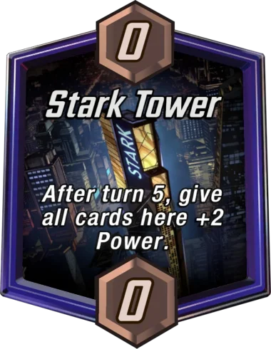 Stark Tower Marvel Snap location art
