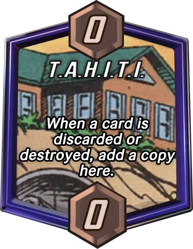 T.A.H.I.T.I. Marvel Snap location art