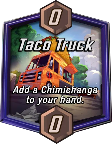 Taco Truck Marvel Snap location art