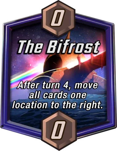 The Bifrost Marvel Snap location art