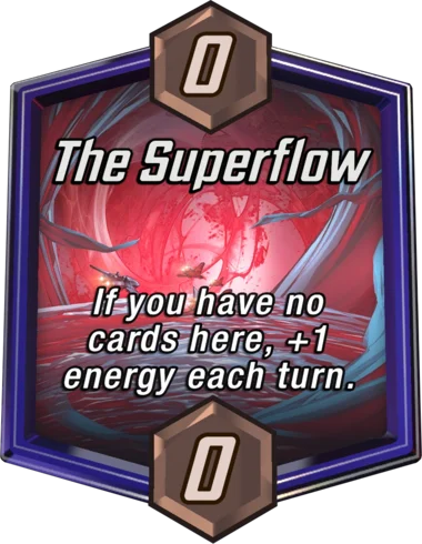 The Superflow Marvel Snap location art