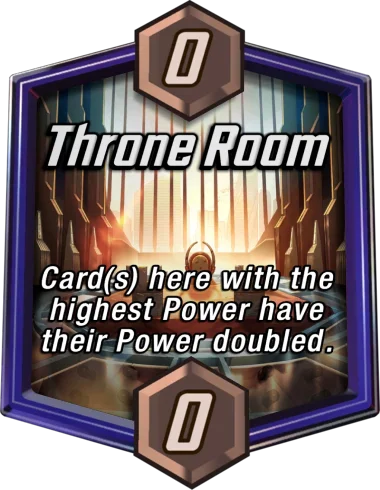Throne Room Marvel Snap location art