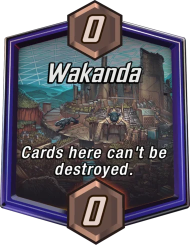 Wakanda Marvel Snap location art