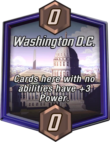 Washington D.C. Marvel Snap location art