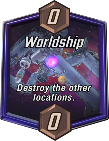 Worldship Marvel Snap location art